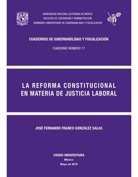 La reforma constitucional en materia de justicia laboral